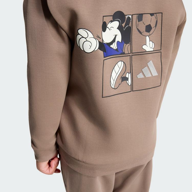 adidas adidas ADIDAS DISNEY MICKY MAUS TRAININGSJACKE Sweatjacke Kinder - Khaki Six / Off White - 1 | SportScheck