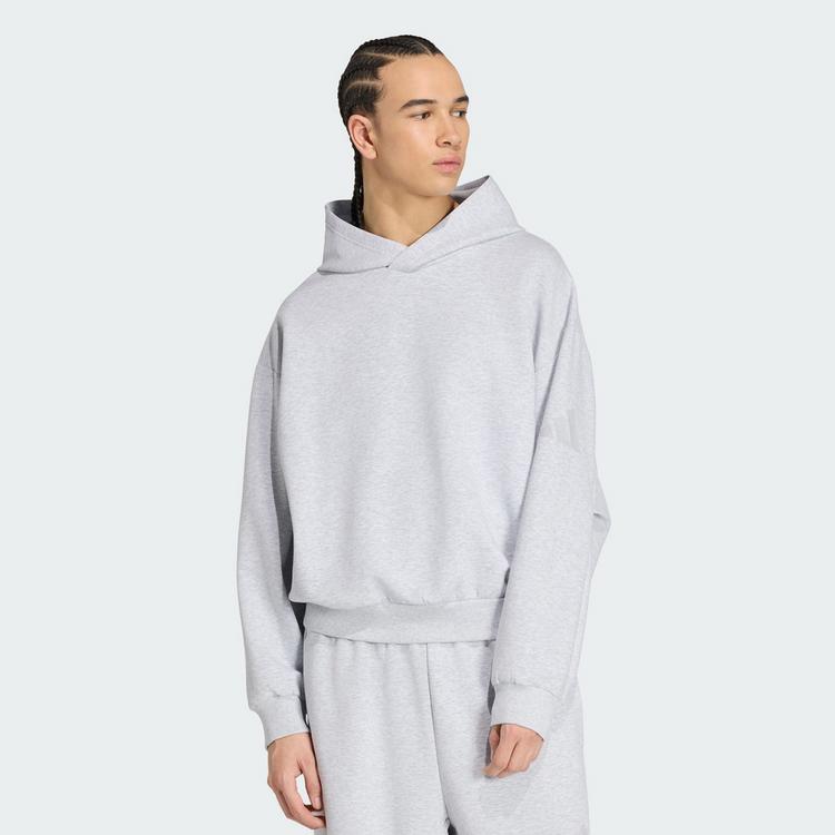 adidas adidas SOFT LUX HOODIE Hoodie Herren - Light Grey Heather - 0 | SportScheck