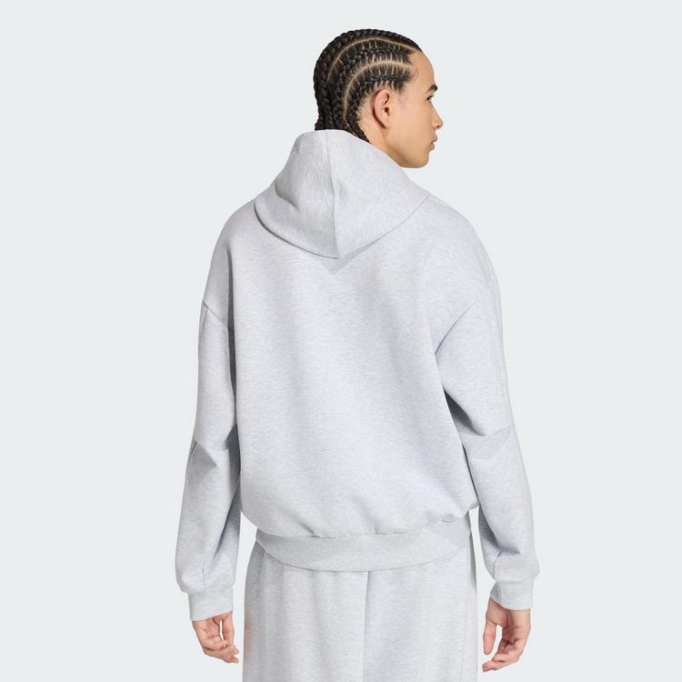adidas adidas SOFT LUX HOODIE Hoodie Herren - Light Grey Heather - 1 | SportScheck