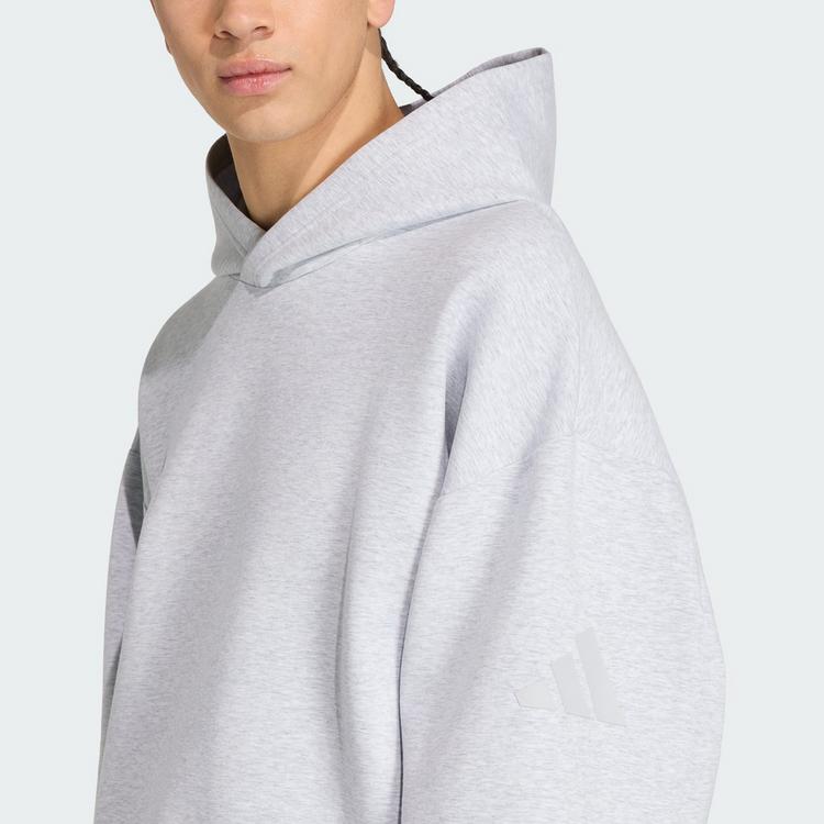 adidas adidas SOFT LUX HOODIE Hoodie Herren - Light Grey Heather - 0 | SportScheck