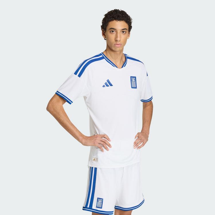 adidas adidas Griechenland 26 Authentic Heimtrikot Trikot Herren - White - 0 | SportScheck