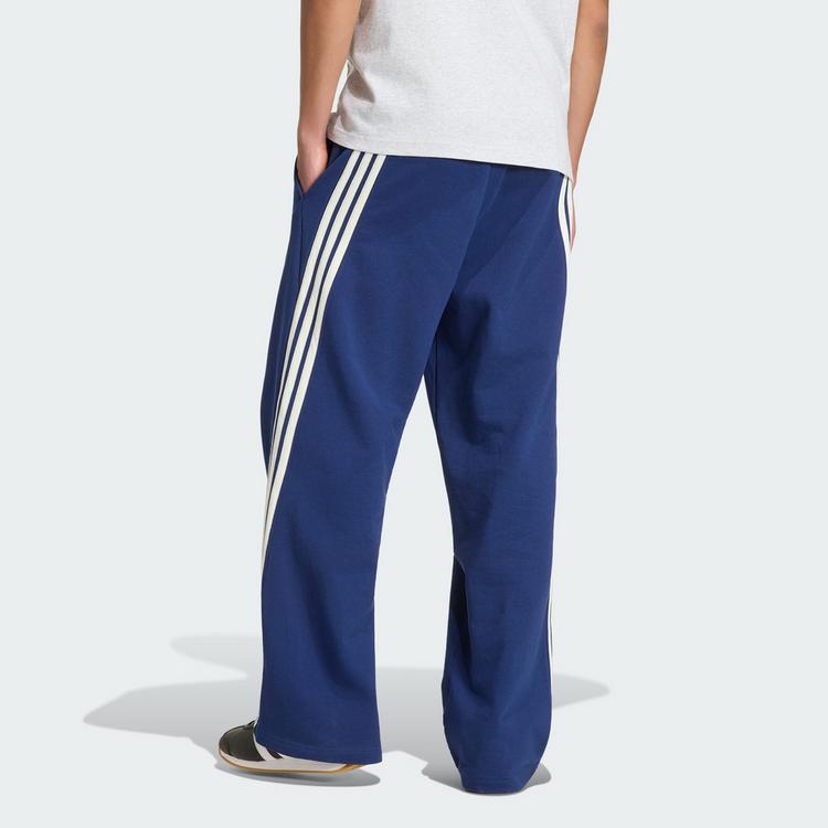 adidas adidas ADIDAS KIT 3-STREIFEN WEITE HOSE Stoffhose Herren - Dark Blue / Off White - 1 | SportScheck