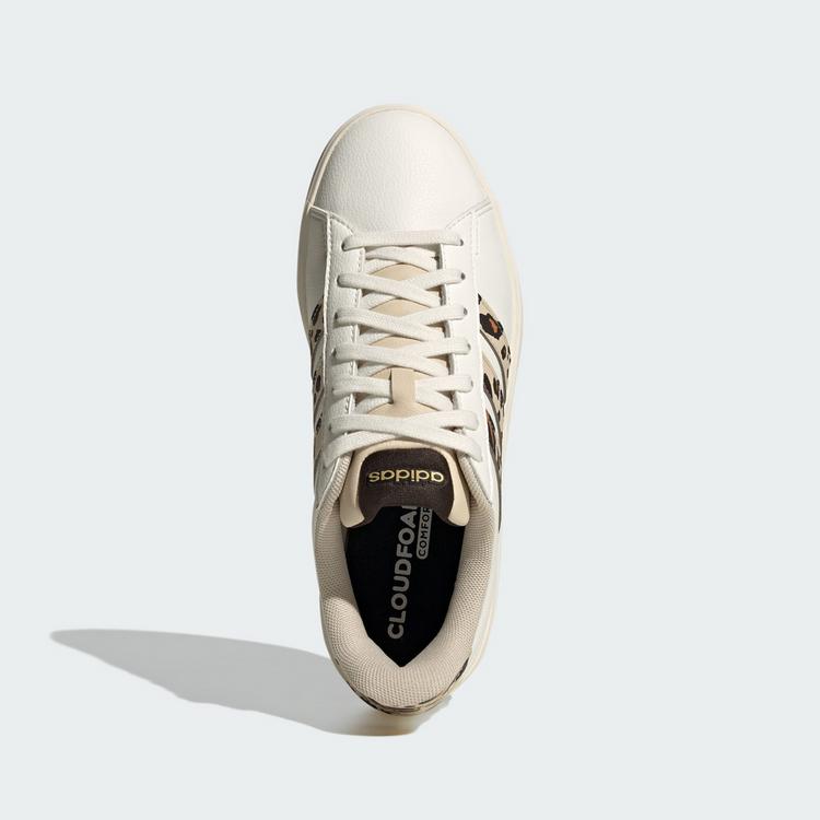 adidas adidas GRAND COURT 3.0 SCHUH Sneaker Damen - Crystal Linen / Aurora Coffee / Matte Gold - 1 | SportScheck