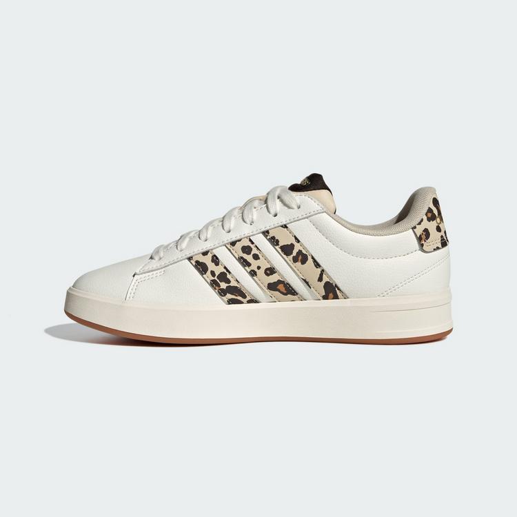 adidas adidas GRAND COURT 3.0 SCHUH Sneaker Damen - Crystal Linen / Aurora Coffee / Matte Gold - 5 | SportScheck