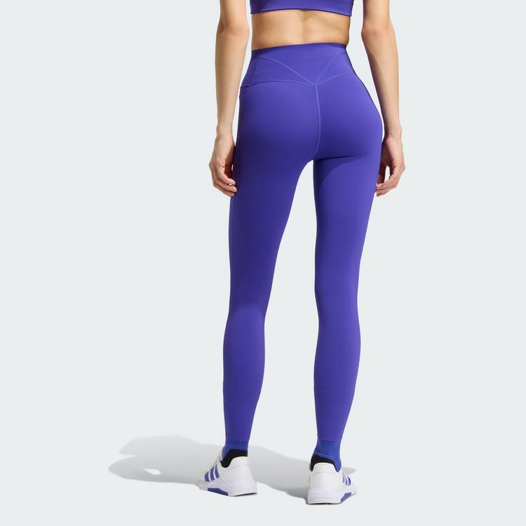 adidas adidas Optime Workout Contour Full Length Leggings Damen - Pure Purple - 1 | SportScheck