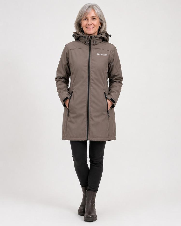 DEPROC active DEPROC active KEELE PEAK Softshelljacke Damen - coffee - 3 | SportScheck