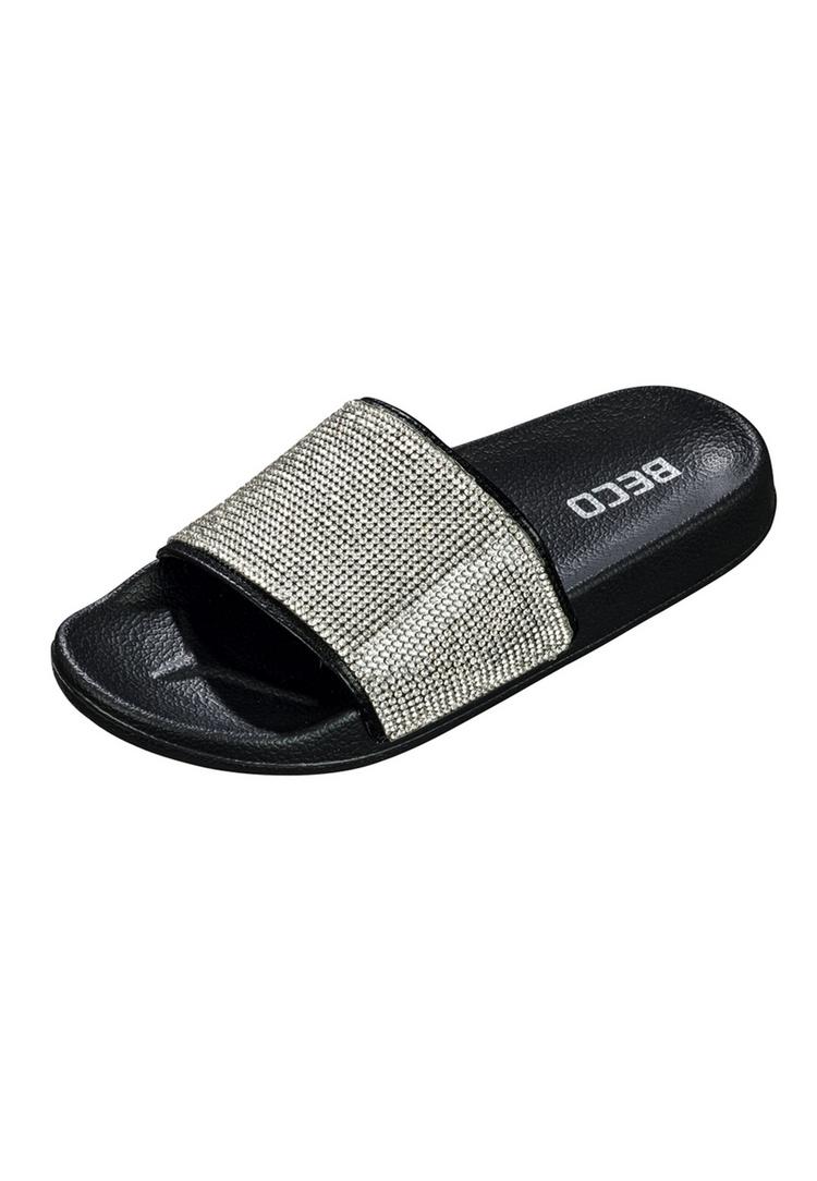 BECO BEERMANN BECO BEERMANN BECO LADY STRASS Badelatschen Damen - schwarz - 0 | SportScheck