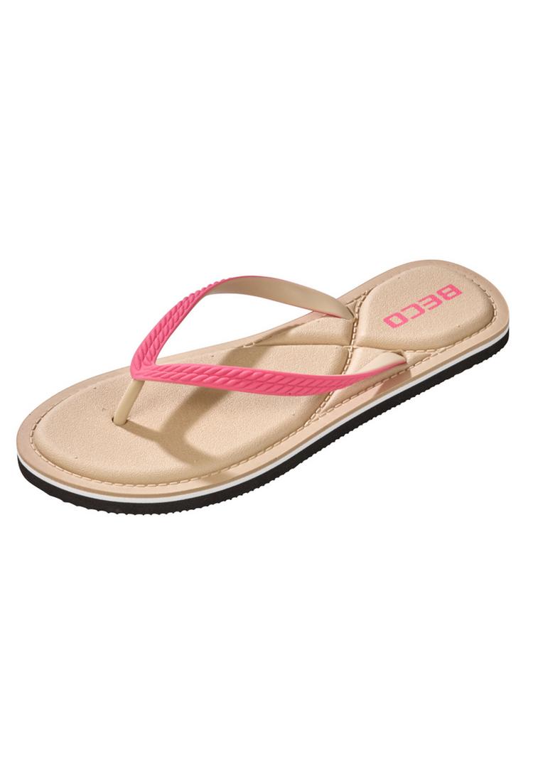 BECO BEERMANN BECO BEERMANN BECO V-Strap URBAN Badelatschen Damen - beige-pink - 0 | SportScheck