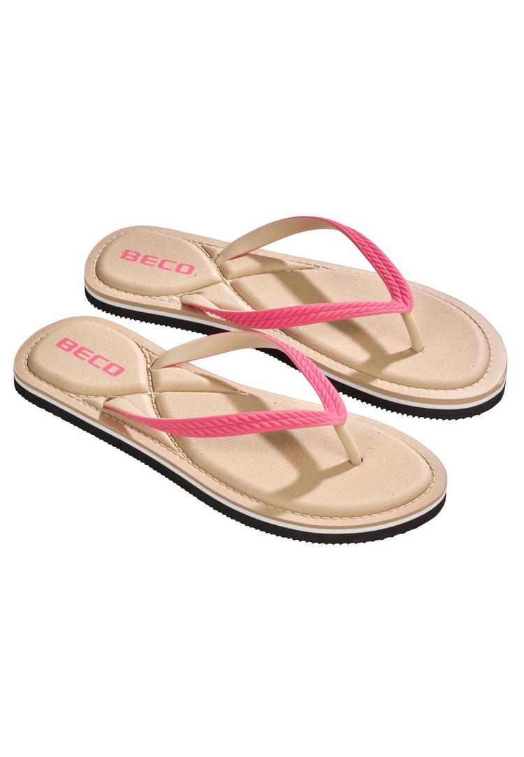 BECO BEERMANN BECO BEERMANN BECO V-Strap URBAN Badelatschen Damen - beige-pink - 2 | SportScheck