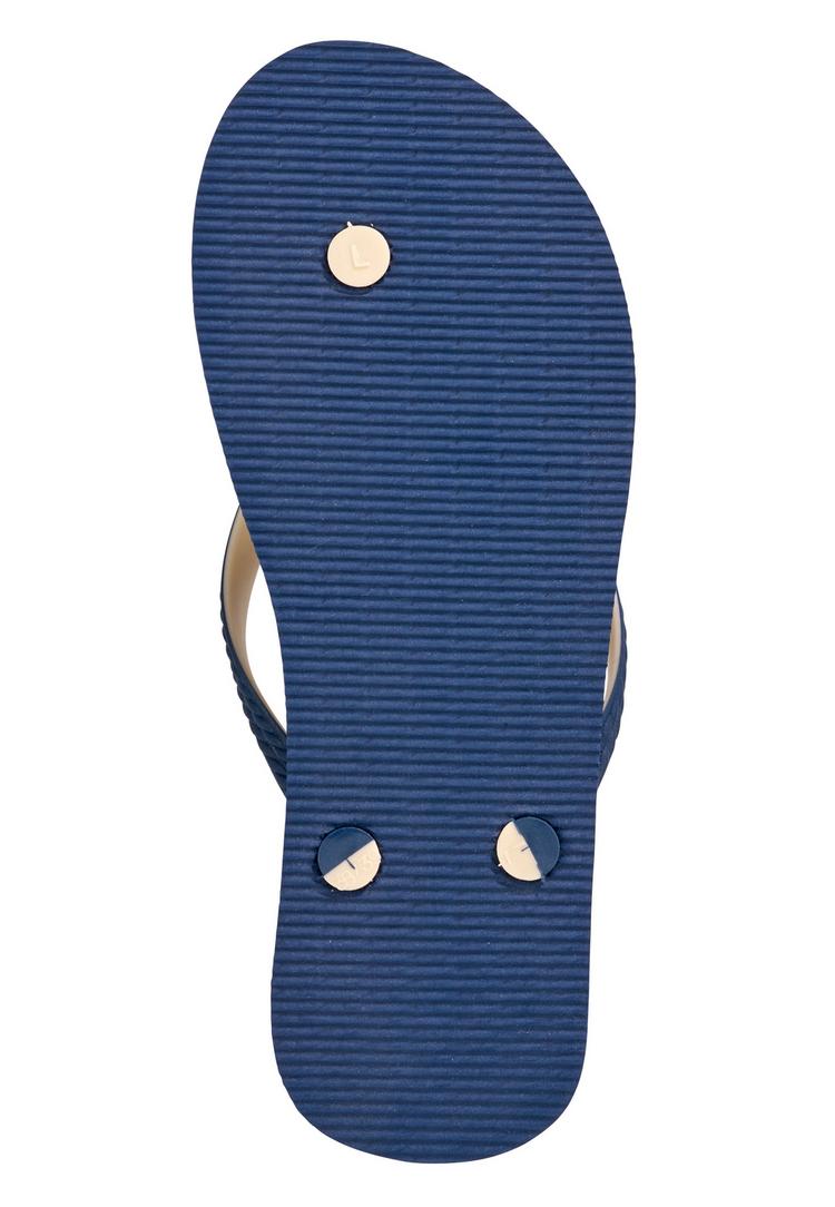 BECO BEERMANN BECO BEERMANN BECO V-Strap Badelatschen Damen - beige-blau - 4 | SportScheck