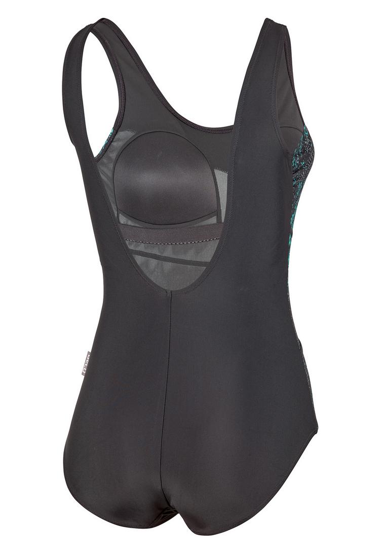 BECO BEERMANN BECO BEERMANN Mint Flowers Badeanzug Damen - schwarz-t&uuml;rkis - 2 | SportScheck