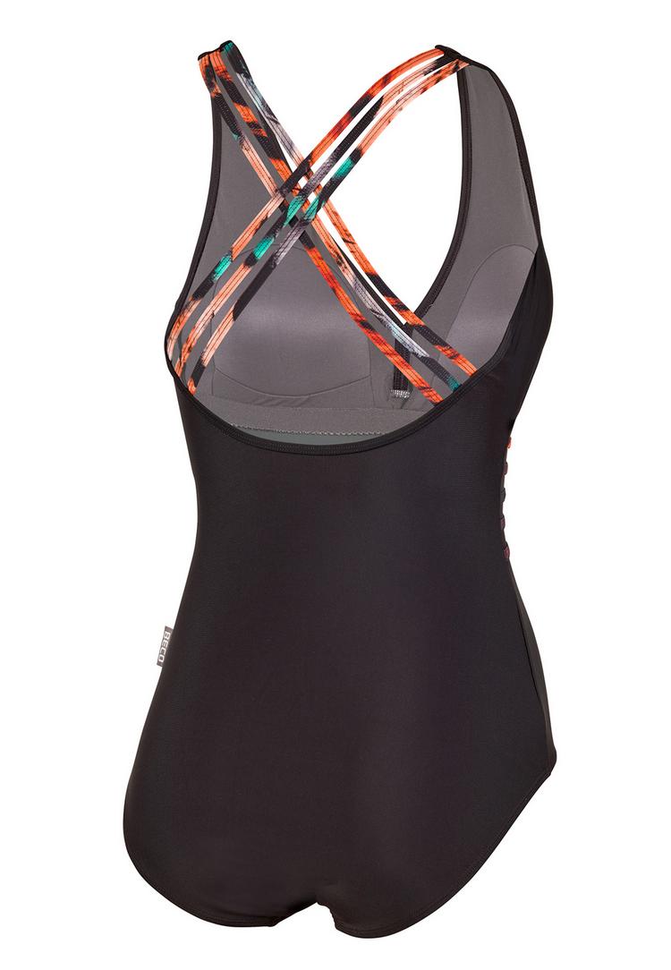 BECO BEERMANN BECO BEERMANN Feathers Badeanzug Damen - schwarz-bunt - 2 | SportScheck