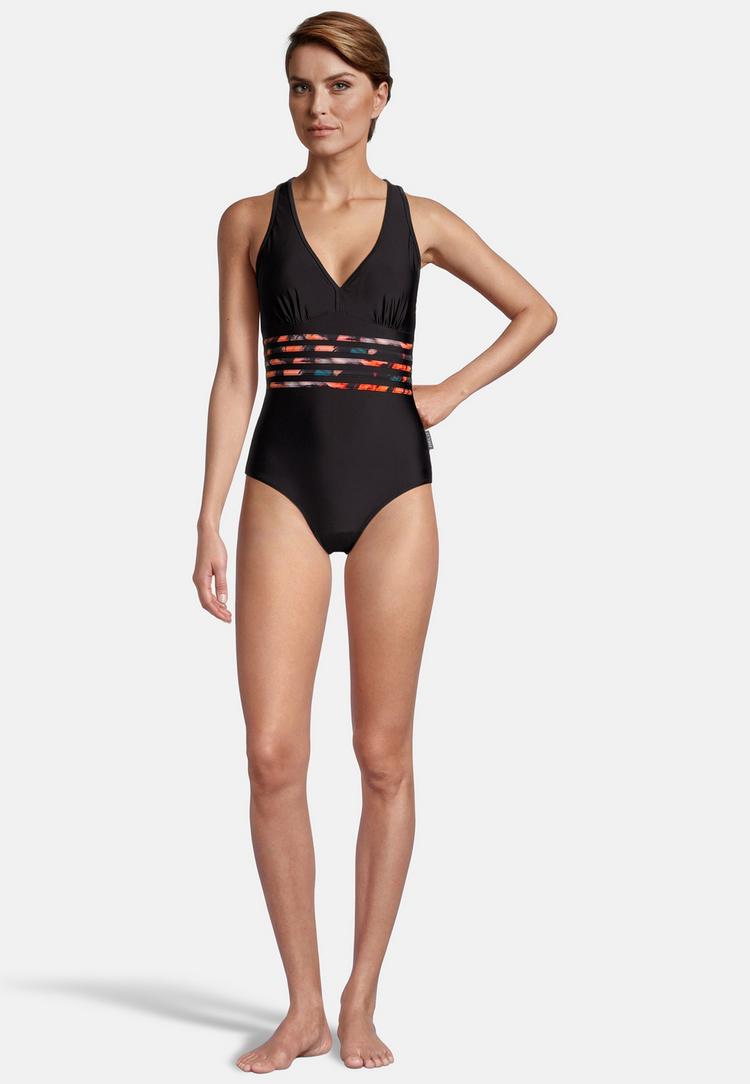 BECO BEERMANN BECO BEERMANN Feathers Badeanzug Damen - schwarz-bunt - 3 | SportScheck