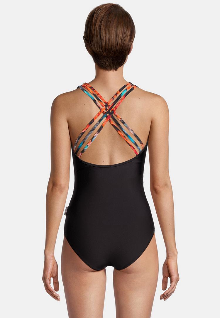 BECO BEERMANN BECO BEERMANN Feathers Badeanzug Damen - schwarz-bunt - 4 | SportScheck