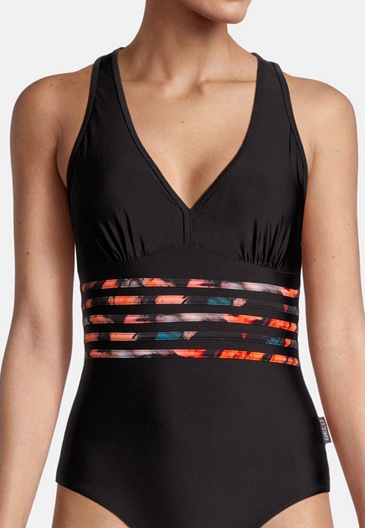 BECO BEERMANN BECO BEERMANN Feathers Badeanzug Damen - schwarz-bunt - 3 | SportScheck