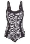 BECO BEERMANN Zebra Vibes Badeanzug Damen - schwarz-wei&szlig;