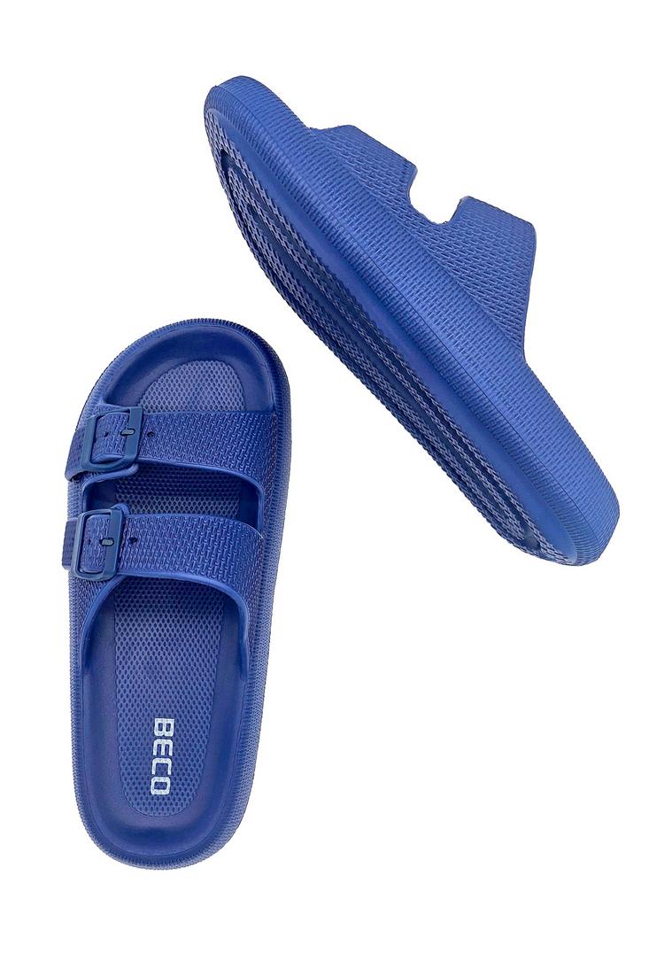 BECO BEERMANN BECO BEERMANN Airkiss-Leisure Badelatschen Herren - blau - 3 | SportScheck