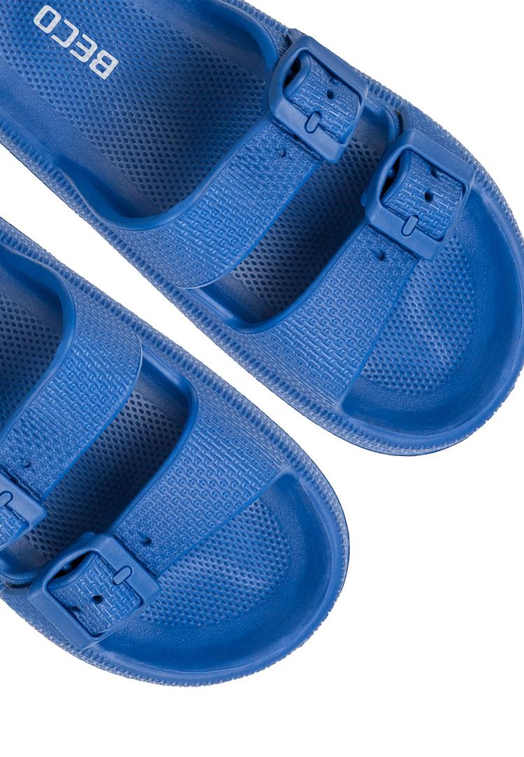 BECO BEERMANN BECO BEERMANN Airkiss-Leisure Badelatschen Kinder - blau - 7 | SportScheck