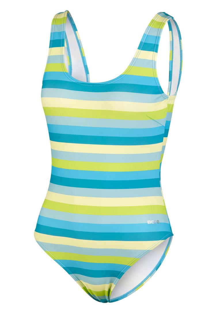 BECO BEERMANN BECO BEERMANN Fresh Stripes Badeanzug Damen - gr&uuml;n - 0 | SportScheck