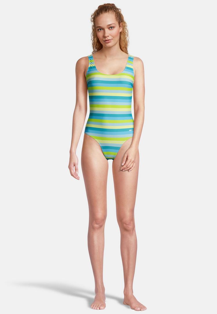 BECO BEERMANN BECO BEERMANN Fresh Stripes Badeanzug Damen - gr&uuml;n - 0 | SportScheck