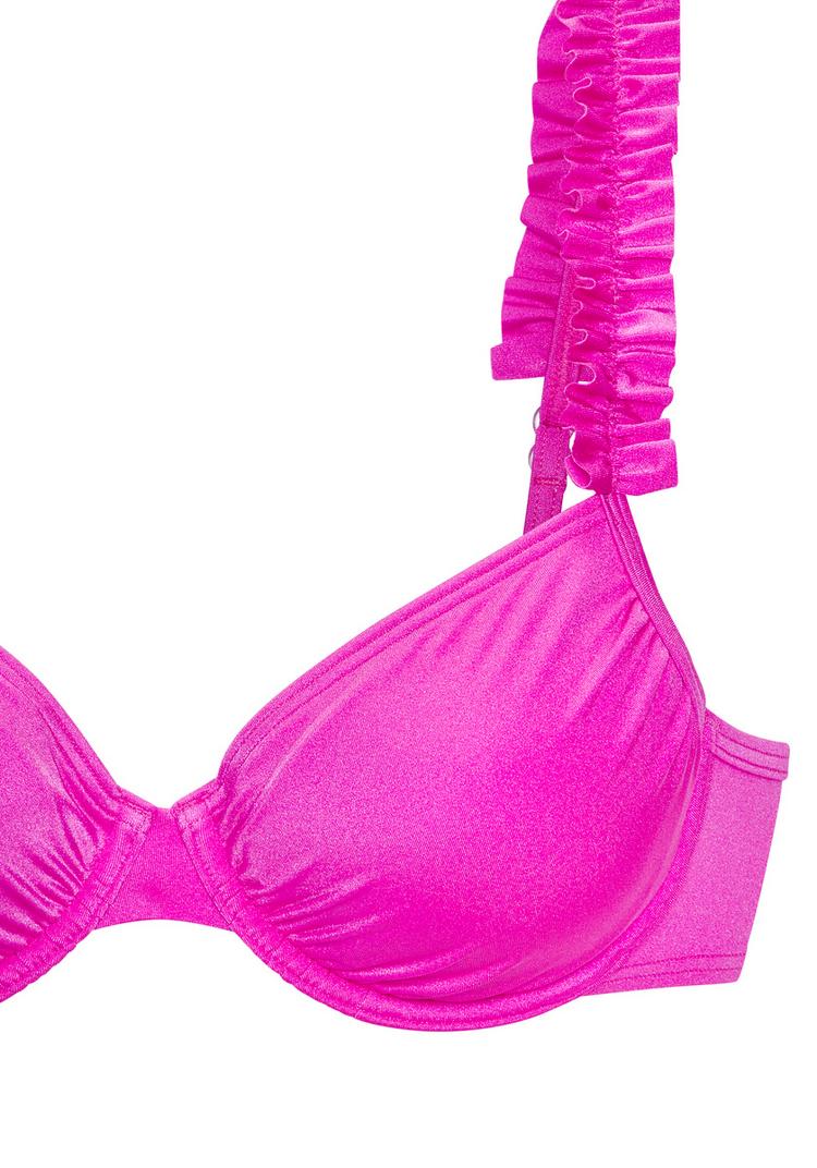 Lascana Lascana B&uuml;gel-Bikini-Top Bikini Oberteil Damen - magenta - 1 | SportScheck