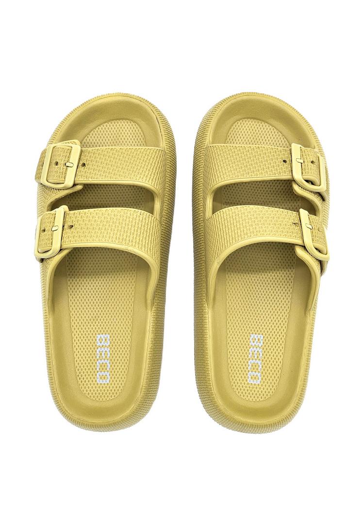 BECO BEERMANN BECO BEERMANN Airkiss-Leisure Badelatschen Herren - oliv-gr&uuml;n - 3 | SportScheck