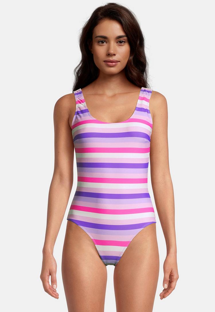 BECO BEERMANN BECO BEERMANN Fresh Stripes Badeanzug Damen - pink - 1 | SportScheck