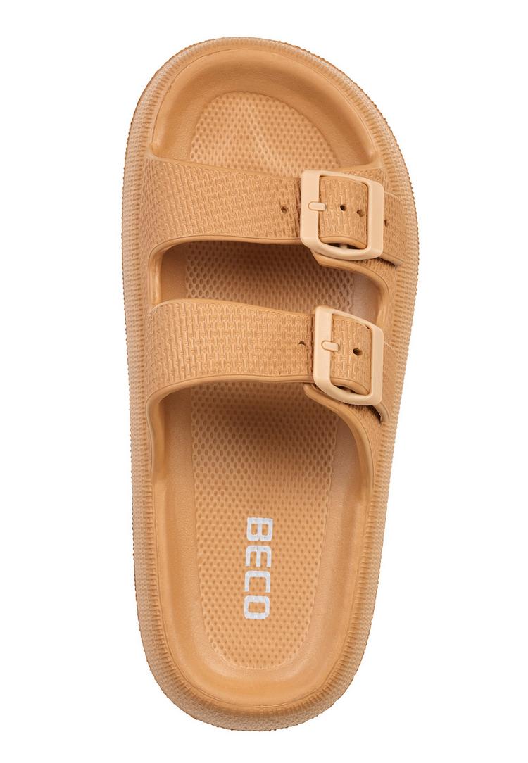 BECO BEERMANN BECO BEERMANN Airkiss-Leisure Badelatschen Damen - beige - 2 | SportScheck
