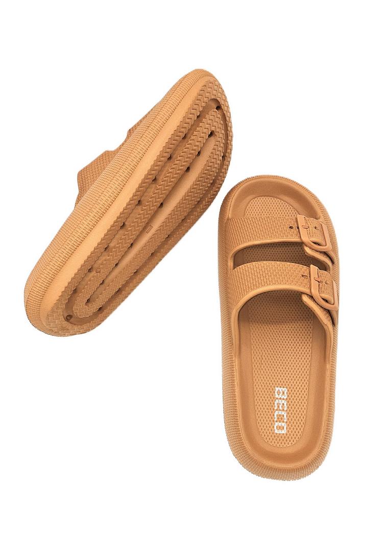 BECO BEERMANN BECO BEERMANN Airkiss-Leisure Badelatschen Damen - beige - 3 | SportScheck