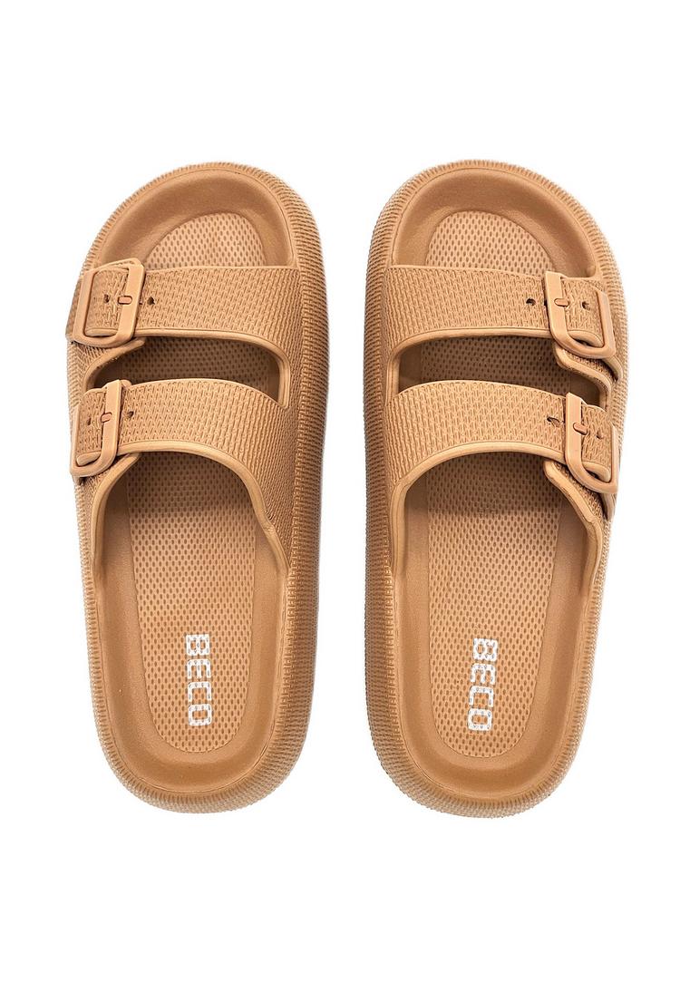 BECO BEERMANN BECO BEERMANN Airkiss-Leisure Badelatschen Damen - beige - 4 | SportScheck