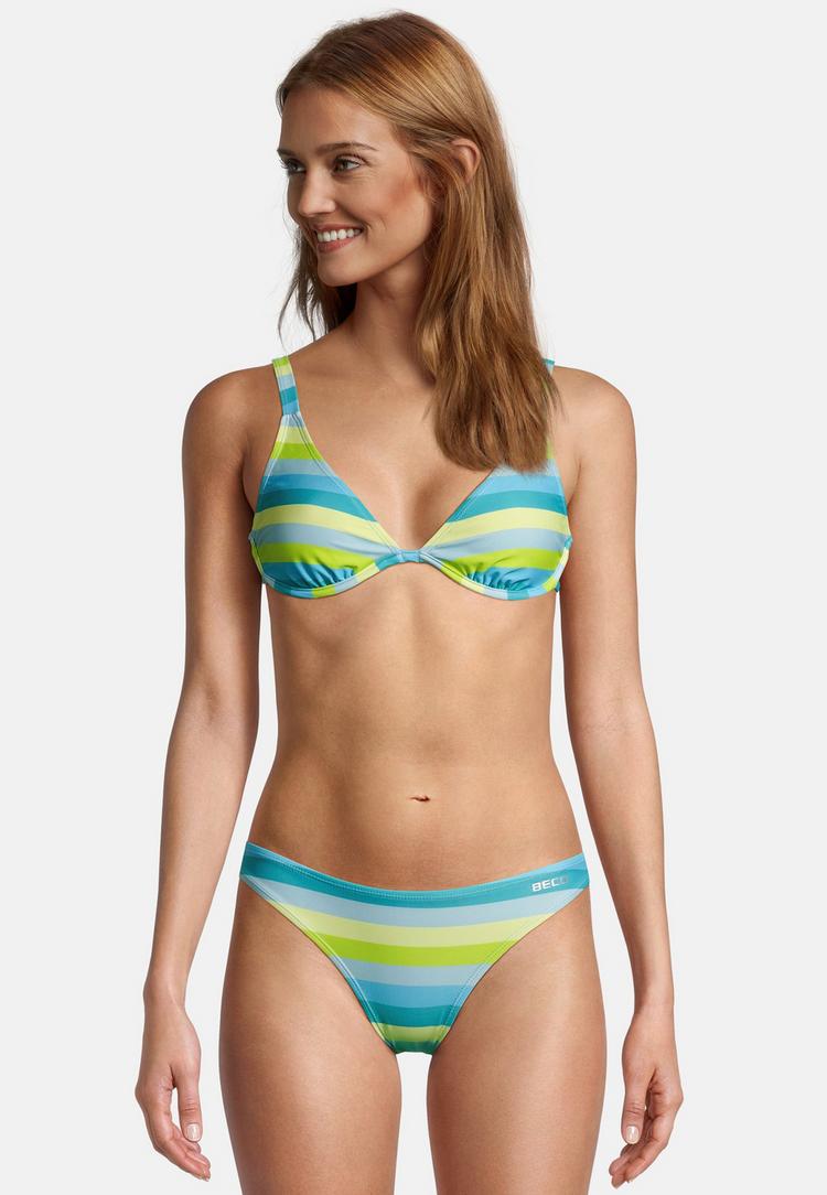 BECO BEERMANN BECO BEERMANN Fresh Stripes Bikini Set Damen - gr&uuml;n - 0 | SportScheck