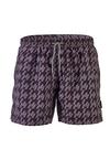 BECO BEERMANN Swim Shorts "Pepita" Badehose Herren - schwarz-grau