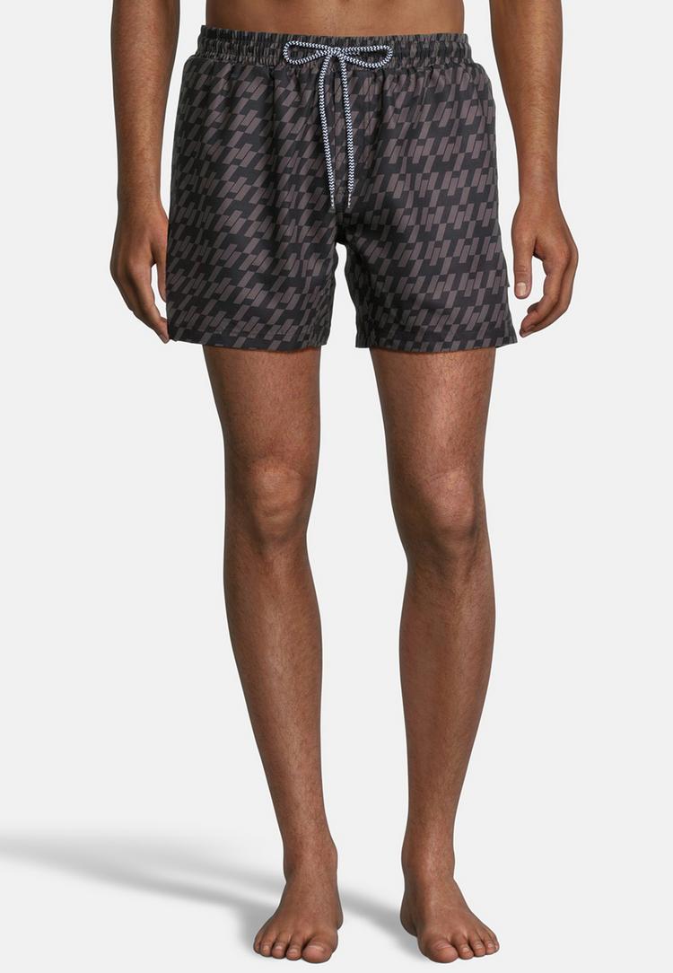 BECO BEERMANN BECO BEERMANN Swim Shorts "Pepita" Badehose Herren - schwarz-grau - 0 | SportScheck