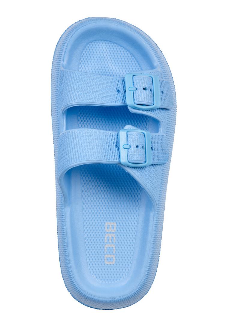 BECO BEERMANN BECO BEERMANN Airkiss-Leisure Badelatschen Damen - hellblau - 2 | SportScheck
