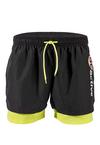 BECO BEERMANN Aqua Duo Badehose Herren - neongelb-schwarz