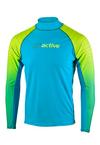 BECO BEERMANN GRADIENT DOTS Funktionsshirt Herren - gr&uuml;n-t&uuml;rkis