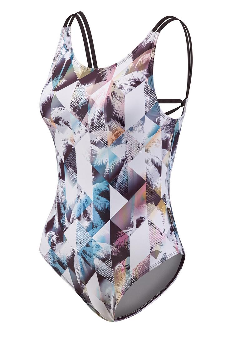 BECO BEERMANN BECO BEERMANN Heavenly Palms Badeanzug Damen - schwarz-wei&szlig; - 0 | SportScheck