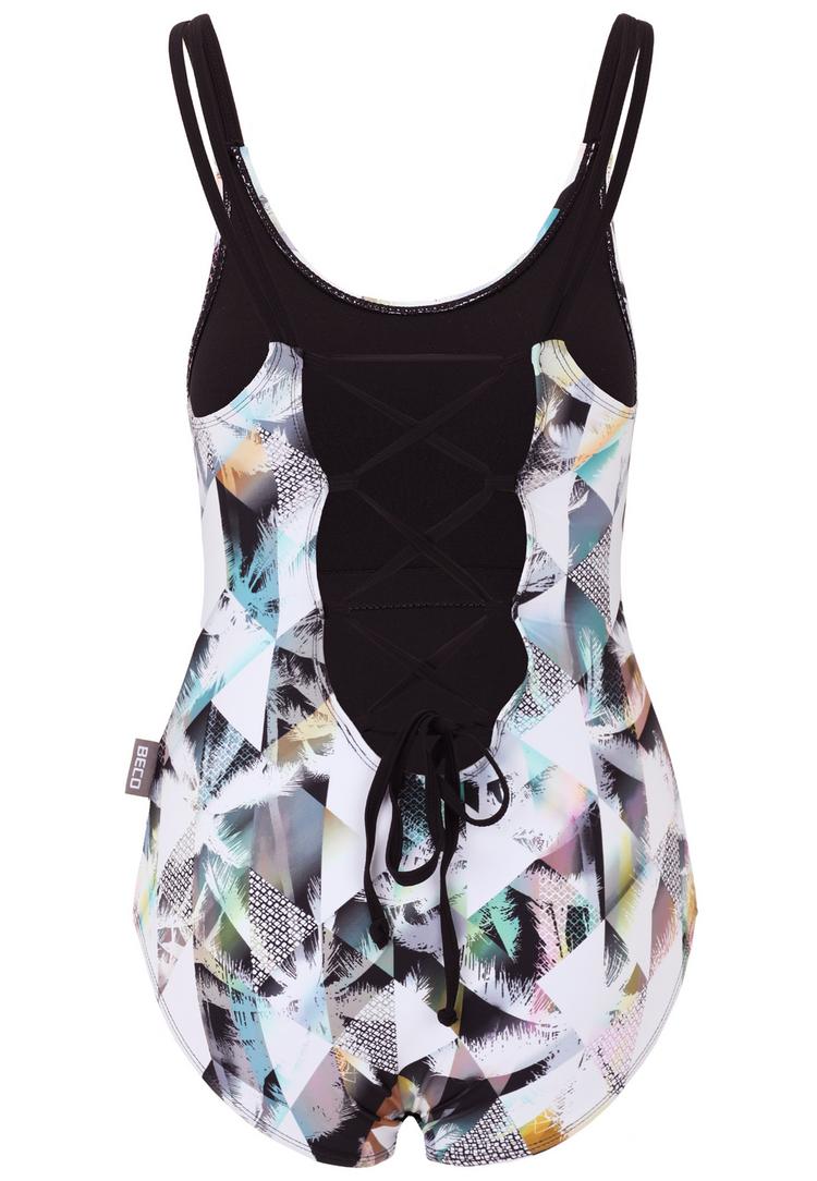 BECO BEERMANN BECO BEERMANN Heavenly Palms Badeanzug Damen - schwarz-wei&szlig; - 1 | SportScheck