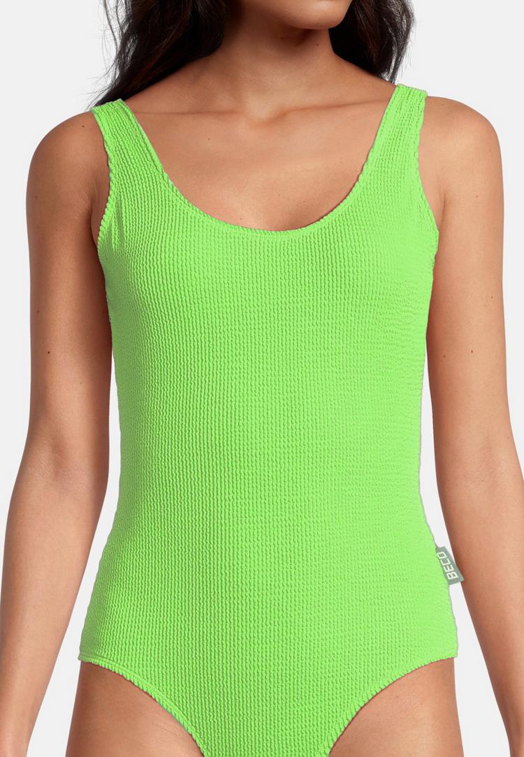 BECO BEERMANN BECO BEERMANN Crinkle Classic Badeanzug Damen - neongr&uuml;n - 1 | SportScheck