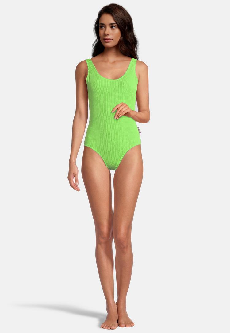 BECO BEERMANN BECO BEERMANN Crinkle Classic Badeanzug Damen - neongr&uuml;n - 2 | SportScheck