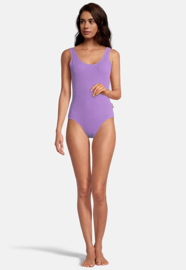 BECO BEERMANN BECO BEERMANN Crinkle Classic Badeanzug Damen - lila - 1 | SportScheck