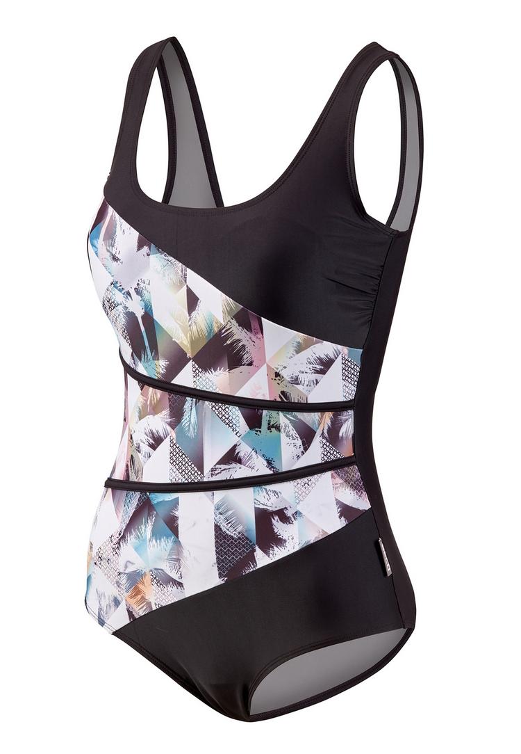 BECO BEERMANN BECO BEERMANN Heavenly Palms Badeanzug Damen - schwarz-wei&szlig; - 0 | SportScheck