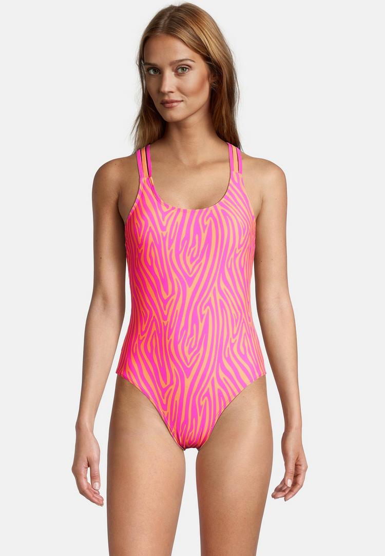 BECO BEERMANN BECO BEERMANN Zebra Vibes Badeanzug Damen - pink-orange - 0 | SportScheck