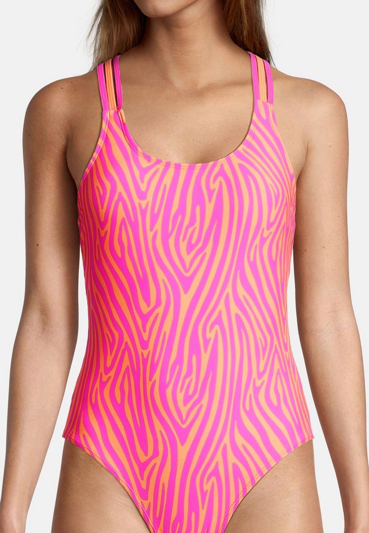 BECO BEERMANN BECO BEERMANN Zebra Vibes Badeanzug Damen - pink-orange - 2 | SportScheck