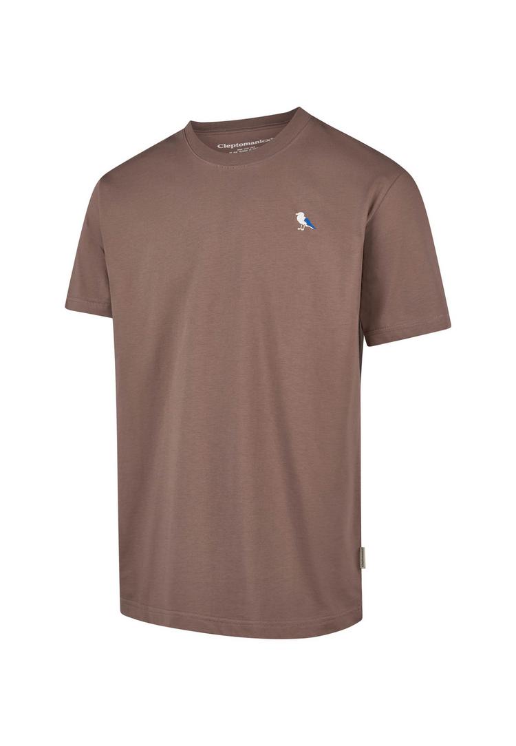 Cleptomanicx Cleptomanicx Embro Gull T-Shirt Herren - Peppercorn - 0 | SportScheck