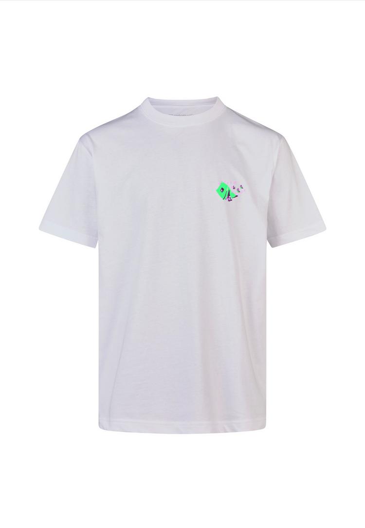 Cleptomanicx Cleptomanicx Camp Classic Tee Printshirt Herren - White - 0 | SportScheck