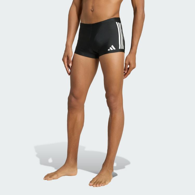 adidas adidas 3S BOXER-BADEHOSE Badehose Herren - Black / White - 0 | SportScheck
