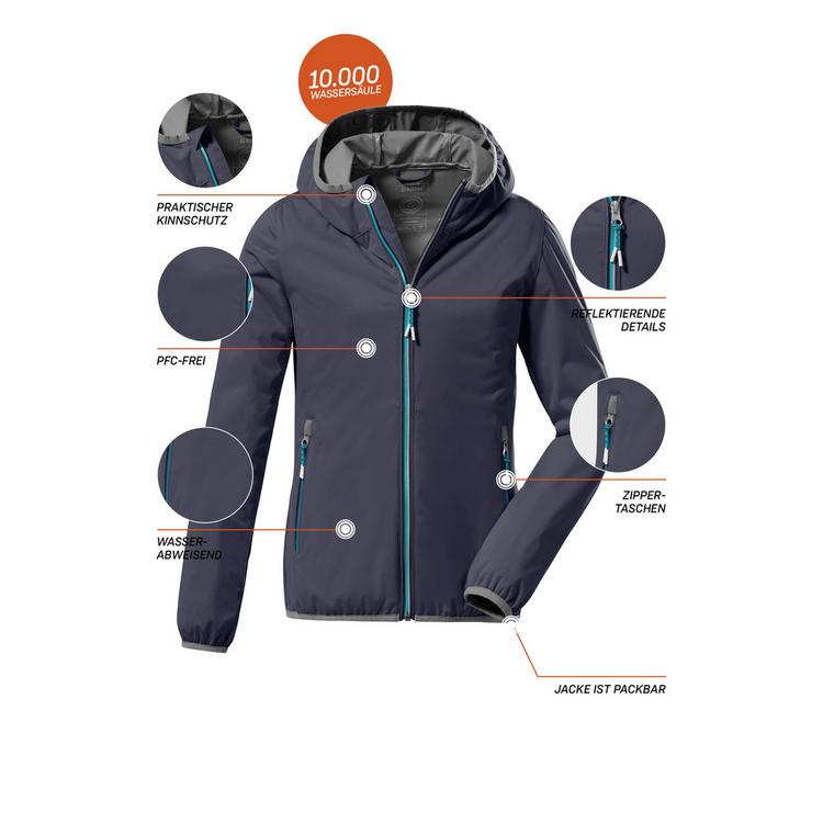 KILLTEC KILLTEC KOS 164 Softshelljacke Kinder - Anthrazit057 - 4 | SportScheck