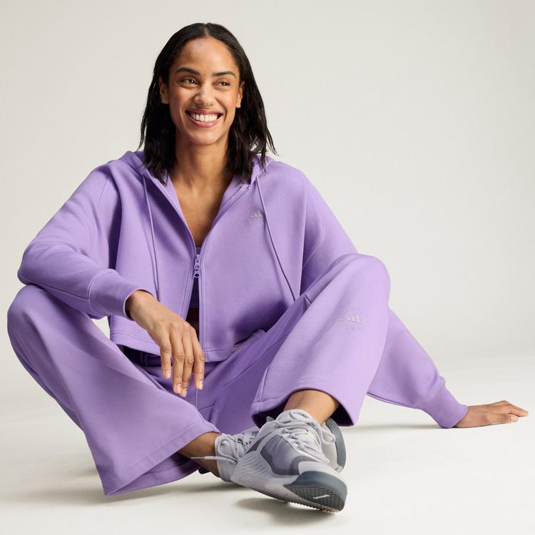 adidas adidas adidas by Stella McCartney Straight Leg Trainingshose Damen - Violet Fusion - 1 | SportScheck
