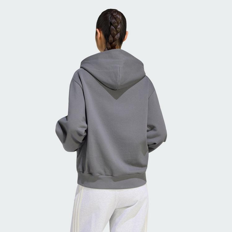 adidas adidas ADIDAS KIT HOODIE, KLEINES LOGO Hoodie Damen - Grey Five - 1 | SportScheck